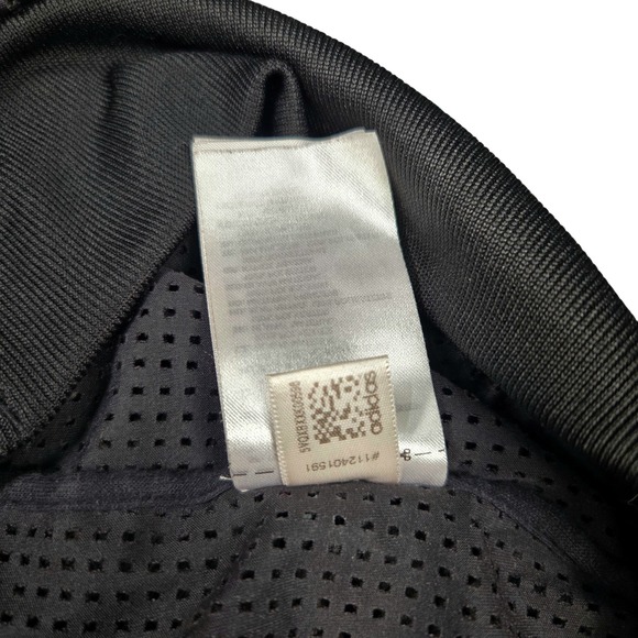 Adidas Originals Berlin 3 Stripes Trefoil 1972 Jacket‎ Mesh Black White Medium - Picture 10 of 12